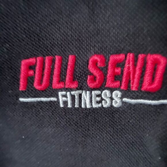 Rare Nelk Boys Full Send Fitness Black Men’s Shorts Size Medium - Picture 4 of 4